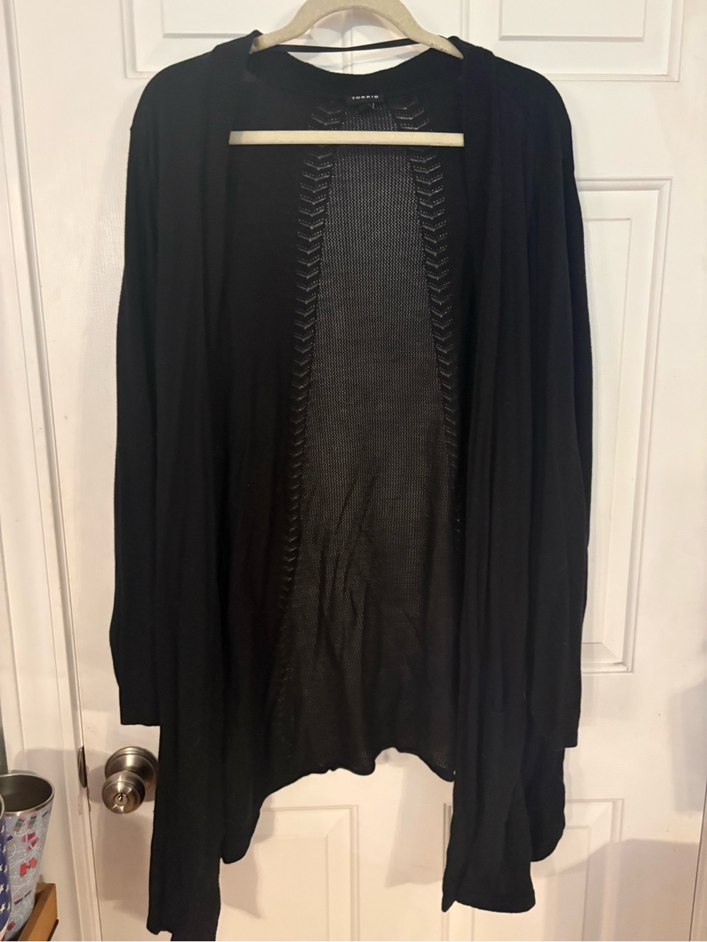 Torrid Lightweight Open-Front Black Women’s Cardigan
